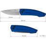 Нож KERSHAW 7200BLUSW LAUNCH 2 K7200BLUSW